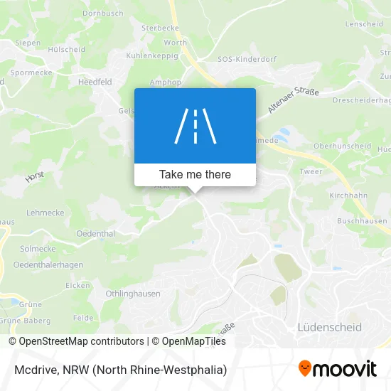 Mcdrive map