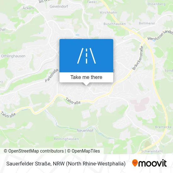 Sauerfelder Straße map