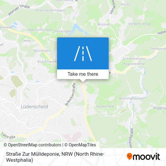 Straße Zur Mülldeponie map