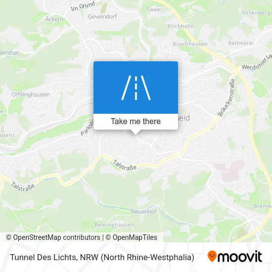 Карта Tunnel Des Lichts