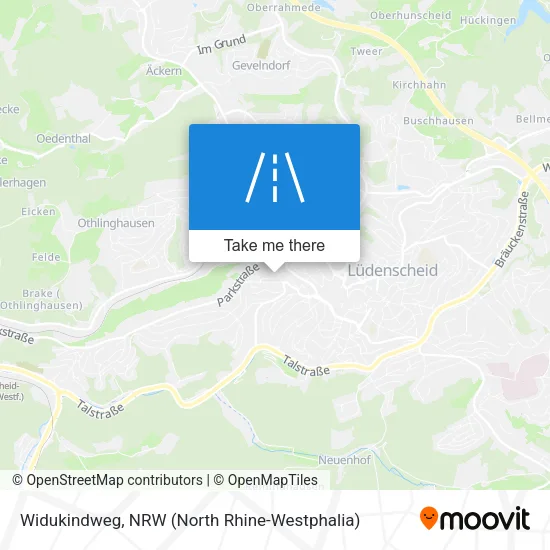 Карта Widukindweg