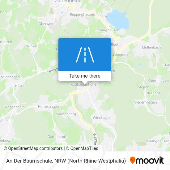 An Der Baumschule map