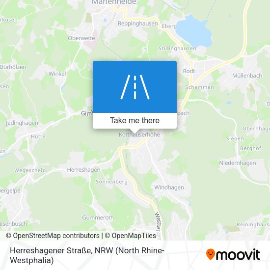 Herreshagener Straße map