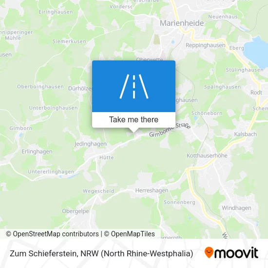 Карта Zum Schieferstein