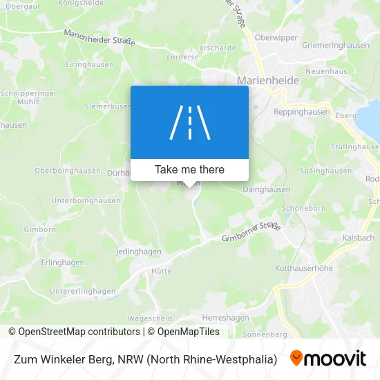 Карта Zum Winkeler Berg