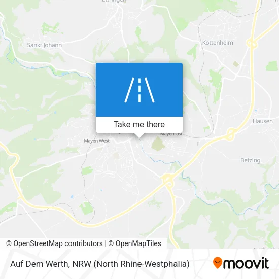 Карта Auf Dem Werth