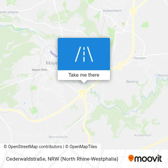 Cederwaldstraße map