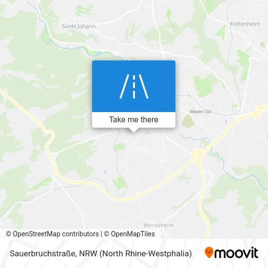 Карта Sauerbruchstraße
