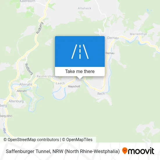 Saffenburger Tunnel map