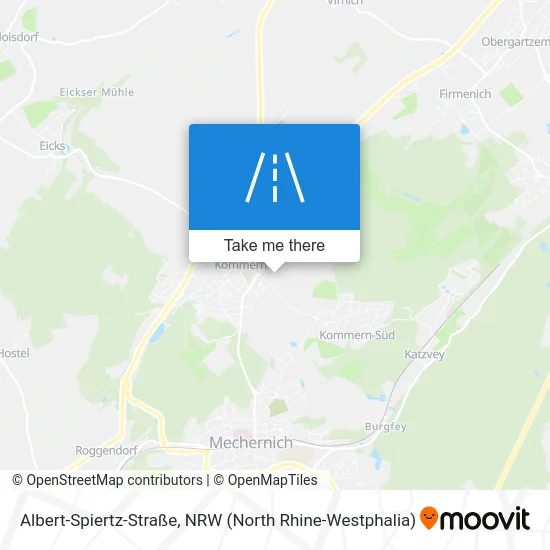 Карта Albert-Spiertz-Straße