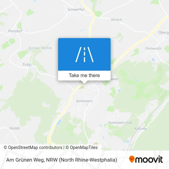 Am Grünen Weg map