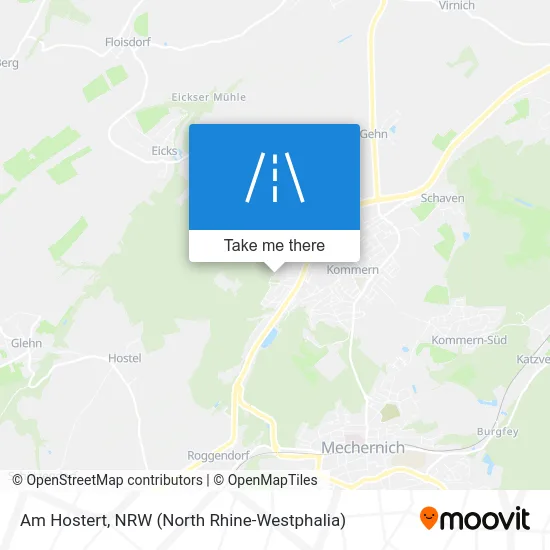 Карта Am Hostert