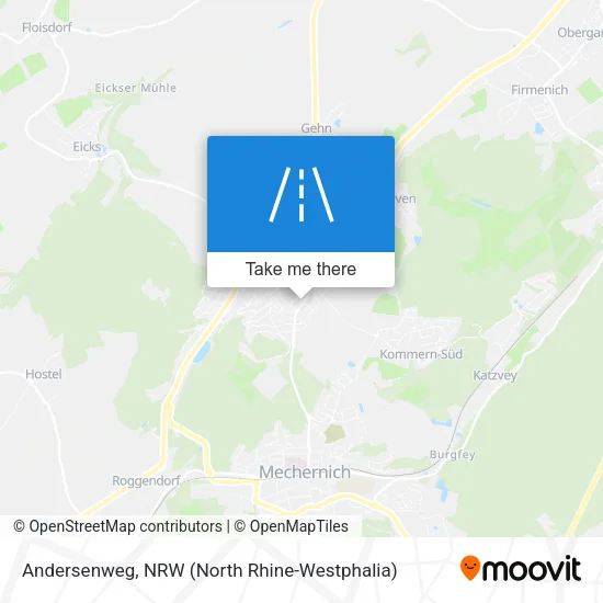 Карта Andersenweg
