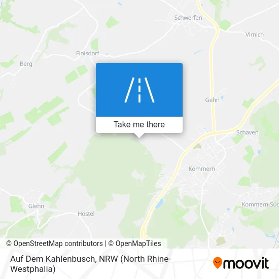 Auf Dem Kahlenbusch map