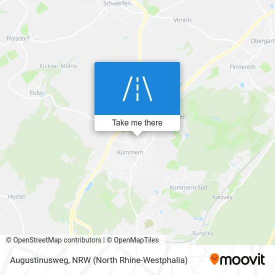 Карта Augustinusweg