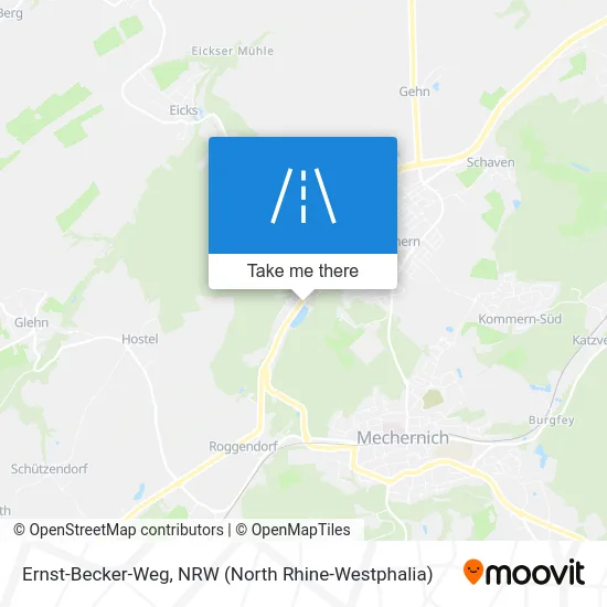 Ernst-Becker-Weg map