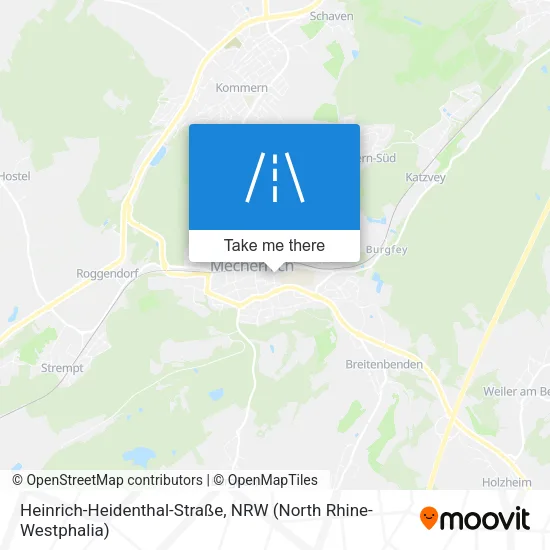 Карта Heinrich-Heidenthal-Straße