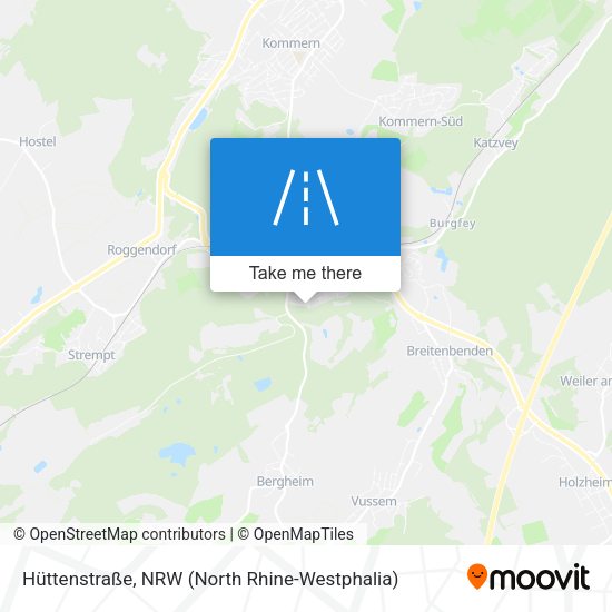Hüttenstraße map