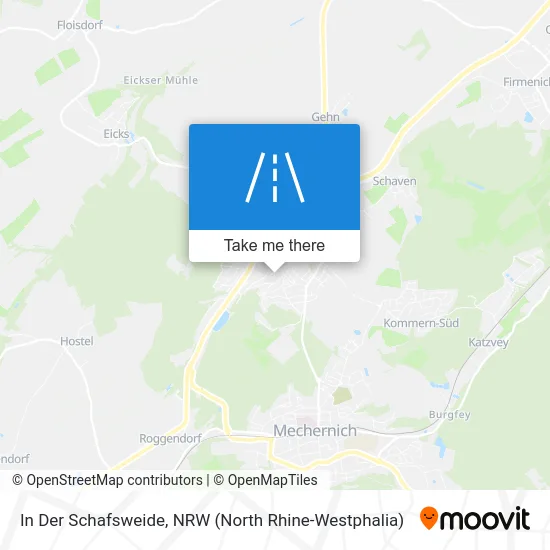 In Der Schafsweide map