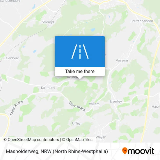 Masholderweg map