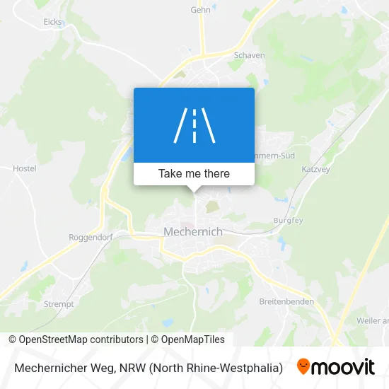 Карта Mechernicher Weg