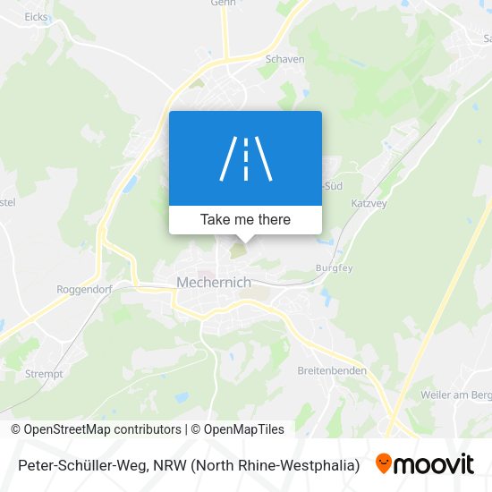 Peter-Schüller-Weg map