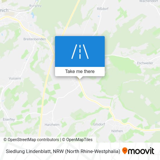 Siedlung Lindenblatt map