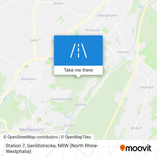 Station 7, Geröllstrecke map