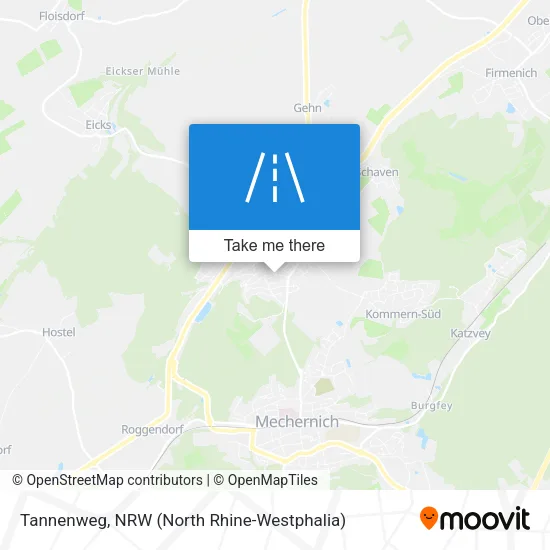 Карта Tannenweg