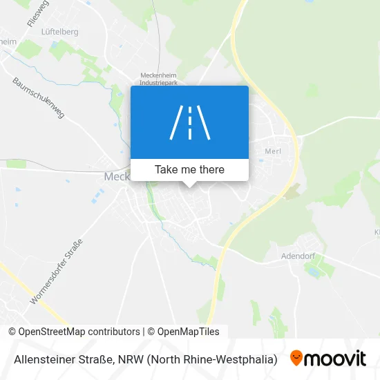 Allensteiner Straße map