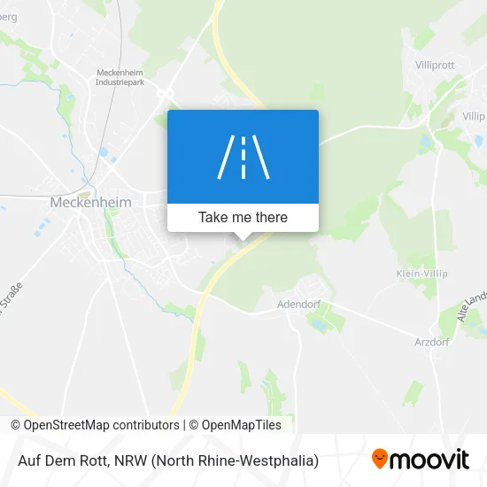 Карта Auf Dem Rott