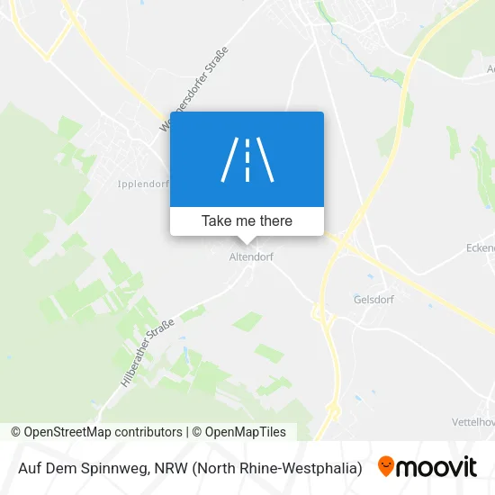 Карта Auf Dem Spinnweg
