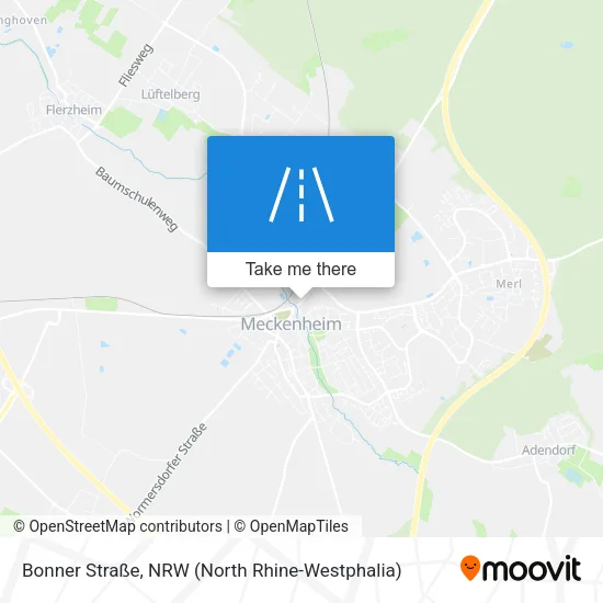 Bonner Straße map