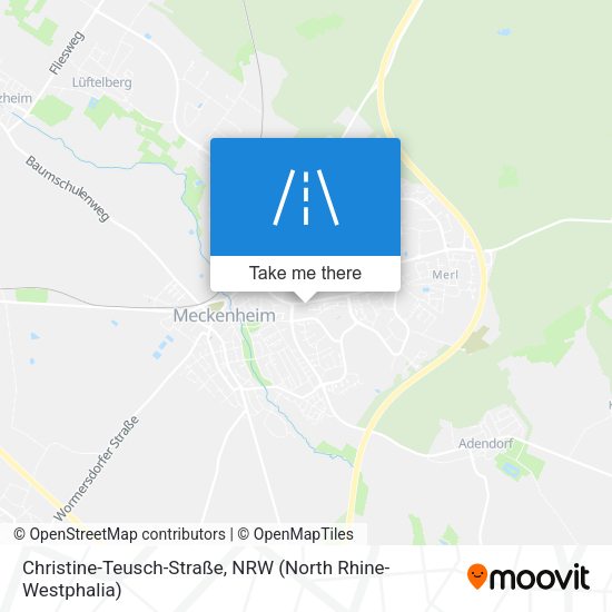 Christine-Teusch-Straße map