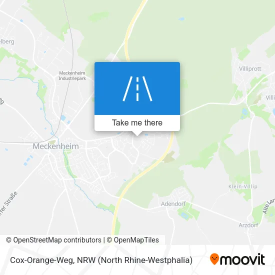 Карта Cox-Orange-Weg