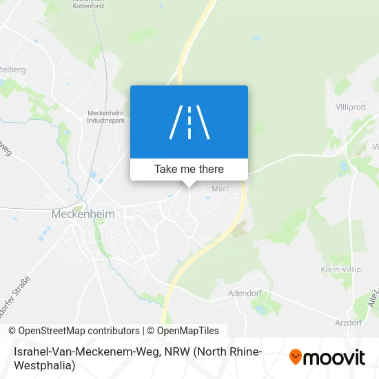 Карта Israhel-Van-Meckenem-Weg