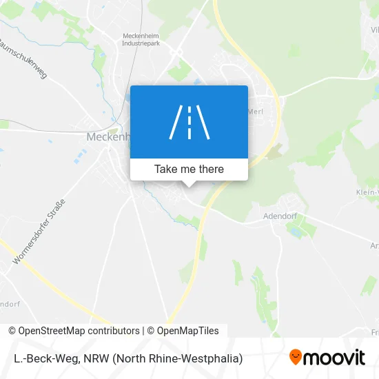 L.-Beck-Weg map