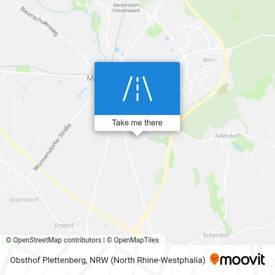 Obsthof Plettenberg map