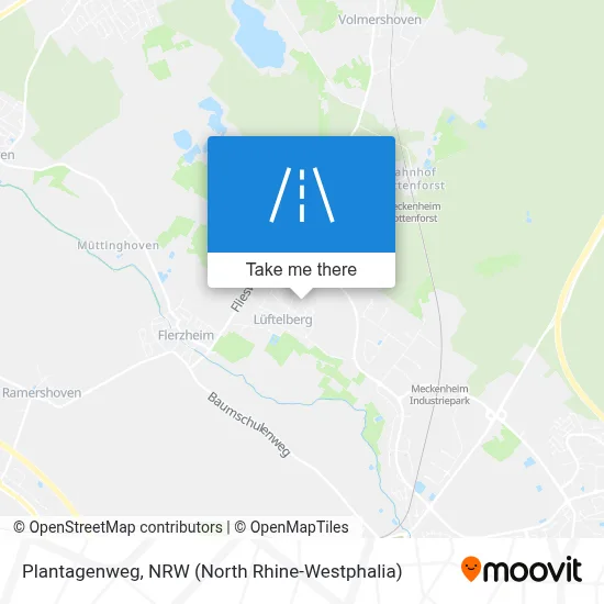 Plantagenweg map
