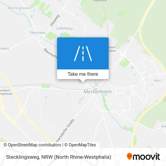 Stecklingsweg map