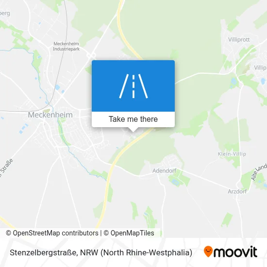 Stenzelbergstraße map