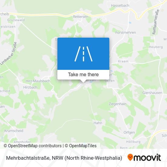 Mehrbachtalstraße map