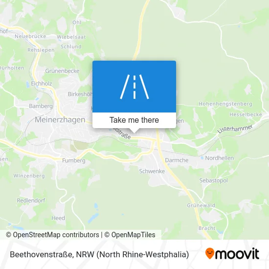 Beethovenstraße map