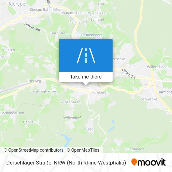 Карта Derschlager Straße
