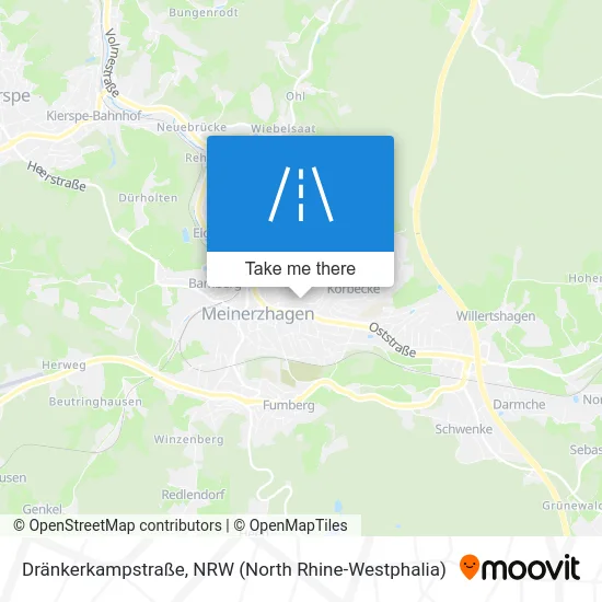 Карта Dränkerkampstraße