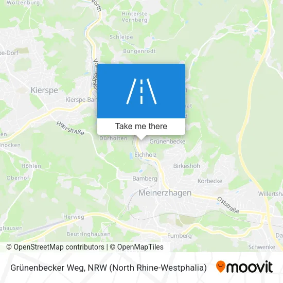 Карта Grünenbecker Weg