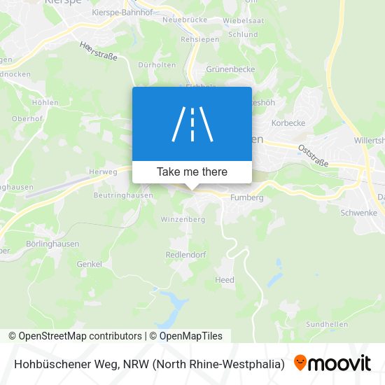 Hohbüschener Weg map