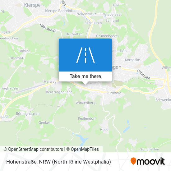 Höhenstraße map