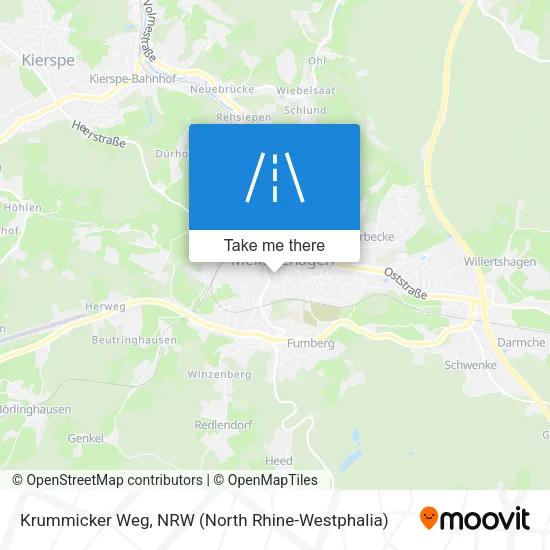 Карта Krummicker Weg