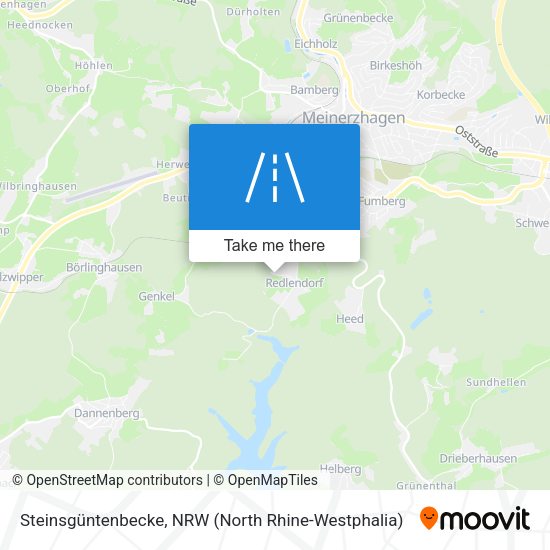 Steinsgüntenbecke map